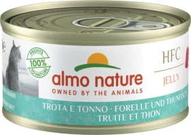 almo nature HFC Jelly Cats, Forelle und Thunfisch, 3.36kg (48x 70g)