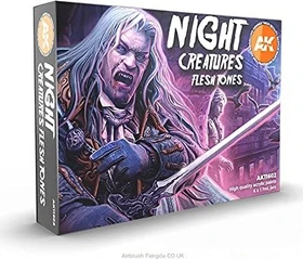 AK-Interactive 3rd Gen Acrylic Colors Night Creatures Flesh Tone Farbset, 6-tlg.