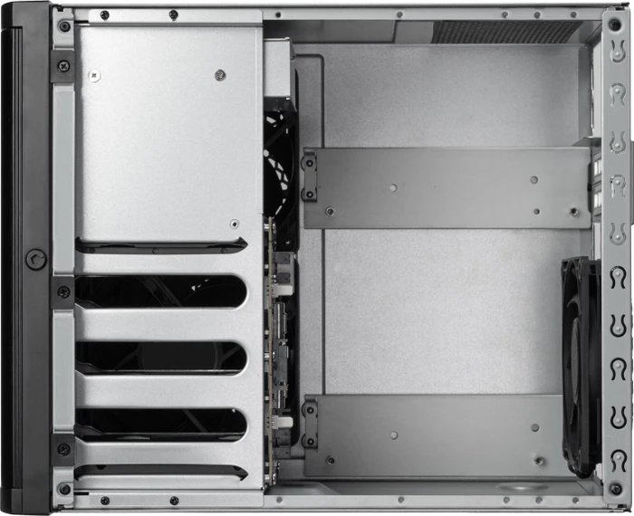 SilverStone Case Storage CS240, schwarz, Mini-ITX