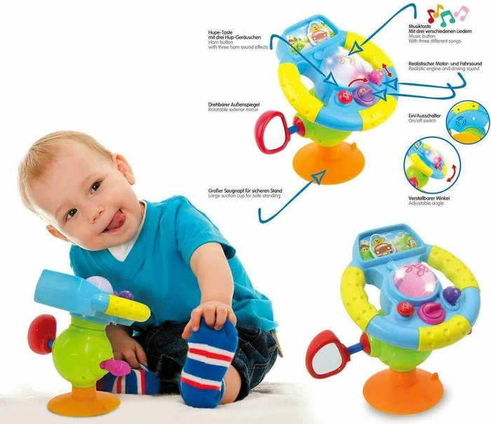 Jamara Lenkrad 1 Step Baby Drive