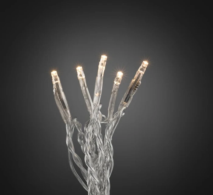 Konstsmide Micro Lichterkette transparent LED 50x warmweiß (6353-123)