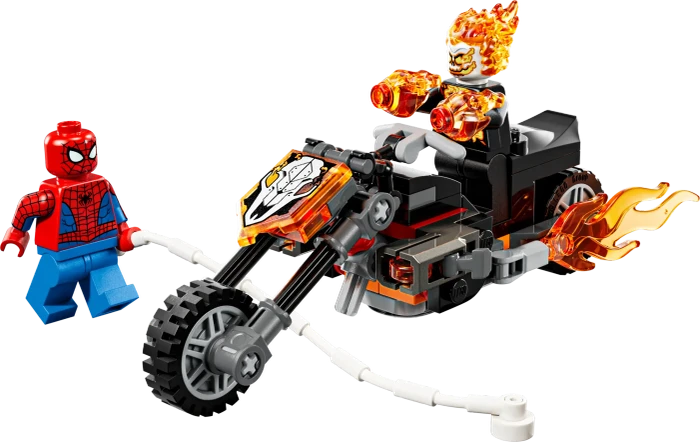 LEGO Marvel Super Heroes Spielset - Spider-Man vs. Ghost Rider auf seinem Motorrad