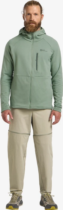 Jack Wolfskin Kolbenberg Hooded FZ Jacke eucalyptus (Herren)
