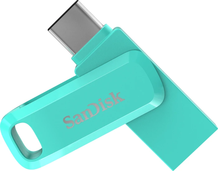 SanDisk Ultra Dual Drive Go USB Type-C 64GB türkis, USB-A + USB-C, USB 3.2 Gen 1×1