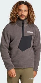 adidas Terrex Xploric High Pile Fleece Pullover charcoal (Herren)