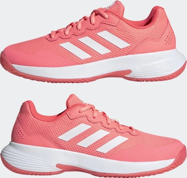 adidas Gamecourt 2.0 acid red/cloud white/turbo (Damen)