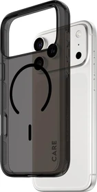 PanzerGlass Care Flagship Case Urban Explorer Smokey w. Black MagSafe für Apple iPhone 17 Pro Max