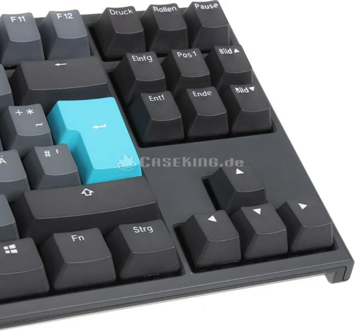 Ducky One 2 TKL Skyline PBT grau, MX BLUE, USB, DE