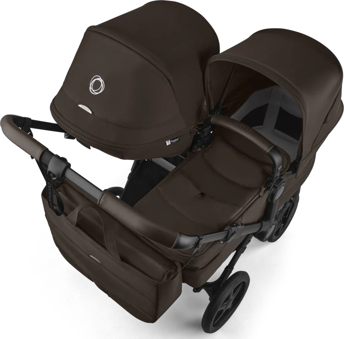 Bugaboo Donkey 6 Duo Gestell schwarz cocoa brown