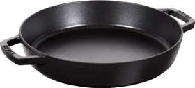 Zwilling Staub Bratpfanne rund mit zwei Griffen 34cm schwarz