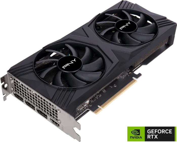 PNY GeForce RTX 4070 SUPER Verto Overclocked Dual Fan, 12GB GDDR6X, HDMI, 3x DP