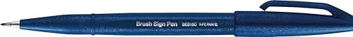 Pentel Brush Sign Pen SES15C nachtblau, 10er-Pack