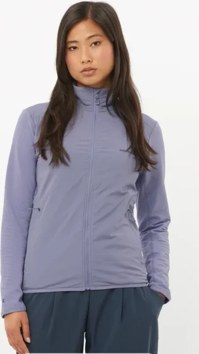 Salomon Essential Lightwarm Hybrid Funktionsjacke blue granite (Damen)