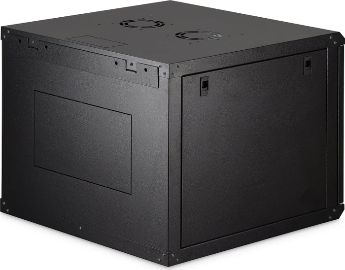 Digitus Dynamic-N Serie 19" Wandgehäuse 9HE, unmontiert, Sicherheitsglastür, IP2X, RAL 9005, 600mm tief