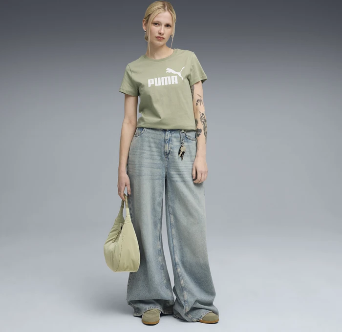 Puma ESS No. 1 Logo T-Shirt kurzarm lux army