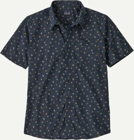 Patagonia Go-To Hemd kurzarm blossoms/new navy (Herren)