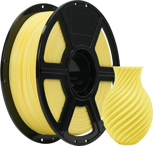 Flashforge PLA, light yellow, Spule, 1.75mm, 1.00kg