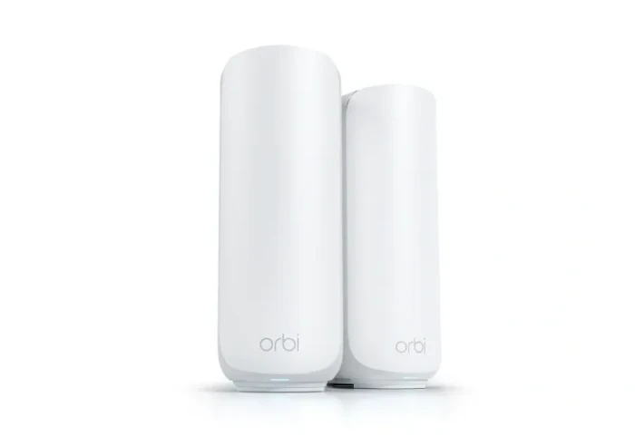 Netgear Orbi Wi-Fi 7, 370 Serie RBE372, BE3600, weiß, Router und Repeater Set, 2er-Bundle