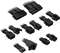 Kolink Core Pro Braided Cable Extension Kit 12V-2x6, Typ 1, Sense-Pins an der Oberseite, Jet Black/Gunmetal Grey Vorschaubild