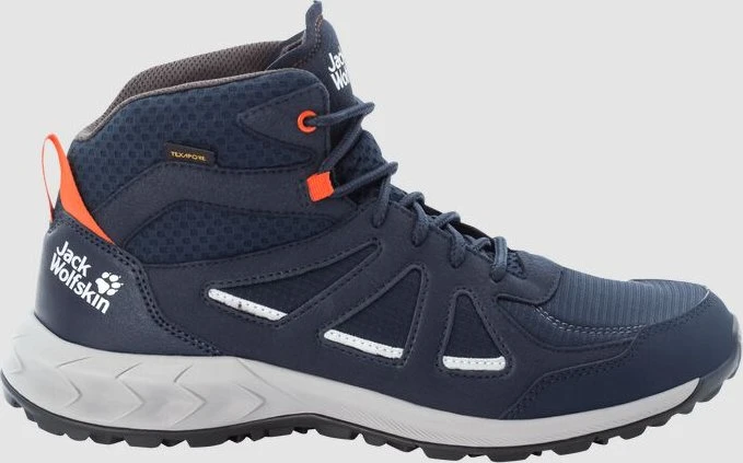 Jack Wolfskin Woodland 2 Texapore Mid dark blue/red (Herren)
