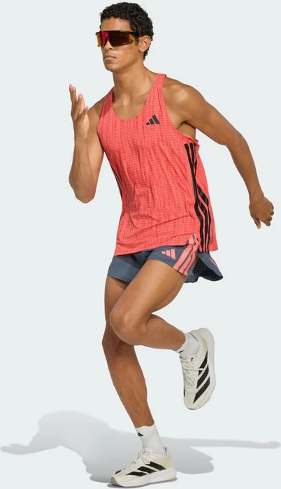 adidas Adizero Singlet Laufshirt ärmellos semi turbo (Herren)