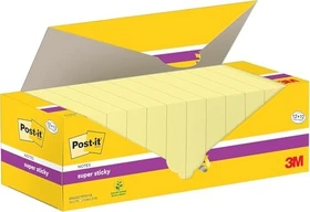 3M Post-it Super Sticky Haftnotiz, 47.6x47.6mm, glatt, 1080 Blatt, 24er-Pack