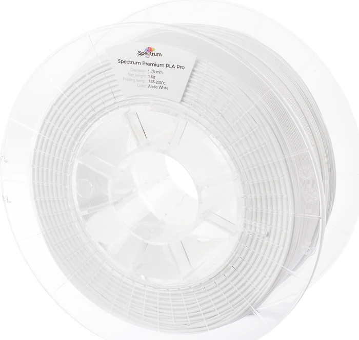 Spectrum PLA Pro, arctic white, Spule, 1.75mm, 1.00kg