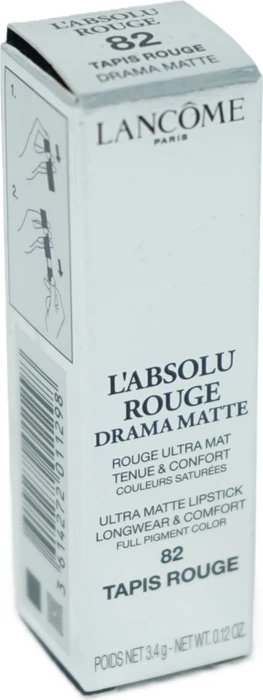 Lancôme L'Absolu Rouge Drama Matte Lippenstift 82 tapis rouge, 3.4g