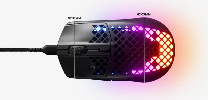 SteelSeries Aerox 3 Snow 2022 Edition, weiß, USB