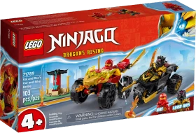 LEGO Ninjago - Verfolgungsjagd mit Kais Flitzer und Ras' Motorrad