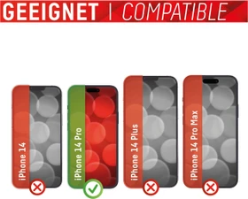 Displex Real Glass Full Cover Privacy für Apple iPhone 14 Pro