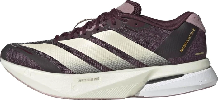 adidas Adizero Boston 13 maroon/wonder white/magic mauve (Damen)