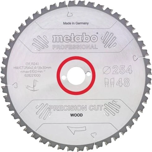 Metabo Precision Cut Kreissägeblatt 48Z, 305x1.8x30mm, 1 Stück