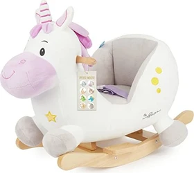Bieco Schaukeltier Baby Einhorn Hörnchen