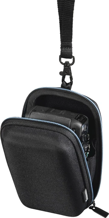 Hama Hardcase Zip 80 M Kameratsche schwarz/blau