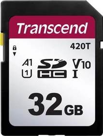 Transcend 420T R95/W25 32GB, UHS-I U1, A1, Class 10