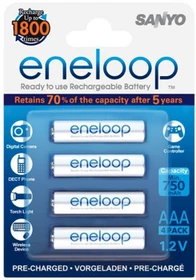 Panasonic eneloop (Gen 3) Micro AAA NiMH 750mAh, 4er-Pack