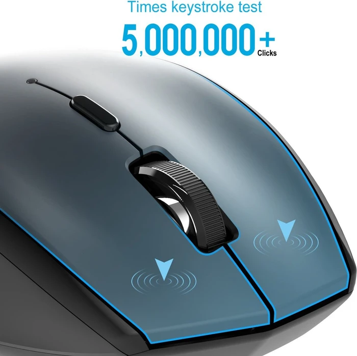TeckNet Classic 2.4G Wireless, schwarz, USB
