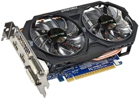 GIGABYTE GeForce GTX 750 Ti Windforce 2X OC, 2GB GDDR5, 2x DVI, 2x HDMI