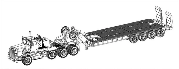 HobbyBoss M911 C-HET with Talbert 64T Trailer (85524)
