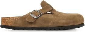 Birkenstock Boston Veloursleder dark tea