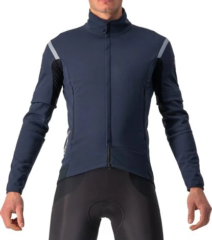 Castelli Perfetto RoS 2 Convertible Fahrradjacke savile blue/silver grey (Herren)