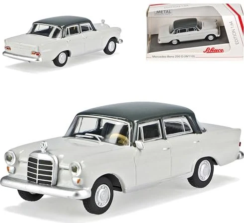Schuco Mercedes-Benz 200 D Heckflosse hellgrau