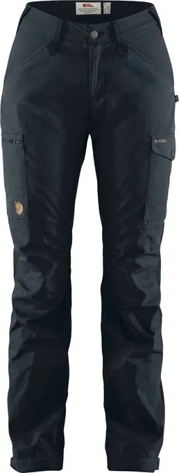 Fjällräven Kaipak Trousers Curved Hose lang dark navy (Damen)