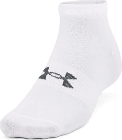 Under Armour Essential Low Cut Socken white/pitch gray, 3 Paare