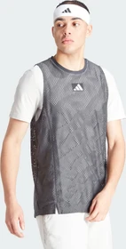adidas Tennis Pro Layering Funktionsshirt kurzarm carbon/grey one (Herren)