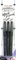 Pentel Brush Sign Pen Pigment SESP15 Black Ink Edition sortiert, 3er-Set Vorschaubild
