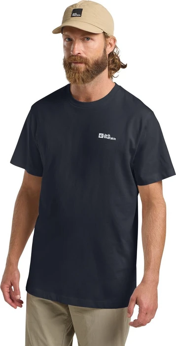 Jack Wolfskin Essential T-Shirt kurzarm dark navy/grey (Herren)