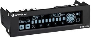 BitFenix Recon schwarz, 5.25" Lüftersteuerung 5-Kanal