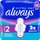 Always Ultra Day Long mit Flügeln Größe 2, 12 Stück